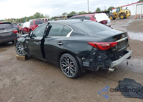 2019 Infiniti Q50 3.0T Sport из США, поврежденный, VIN JN1EV7AR8KM557654